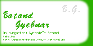 botond gyebnar business card